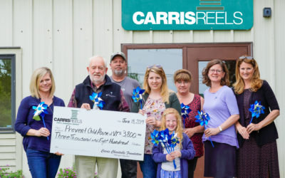 Carris Reels Supports Prevent Child Abuse Vermont