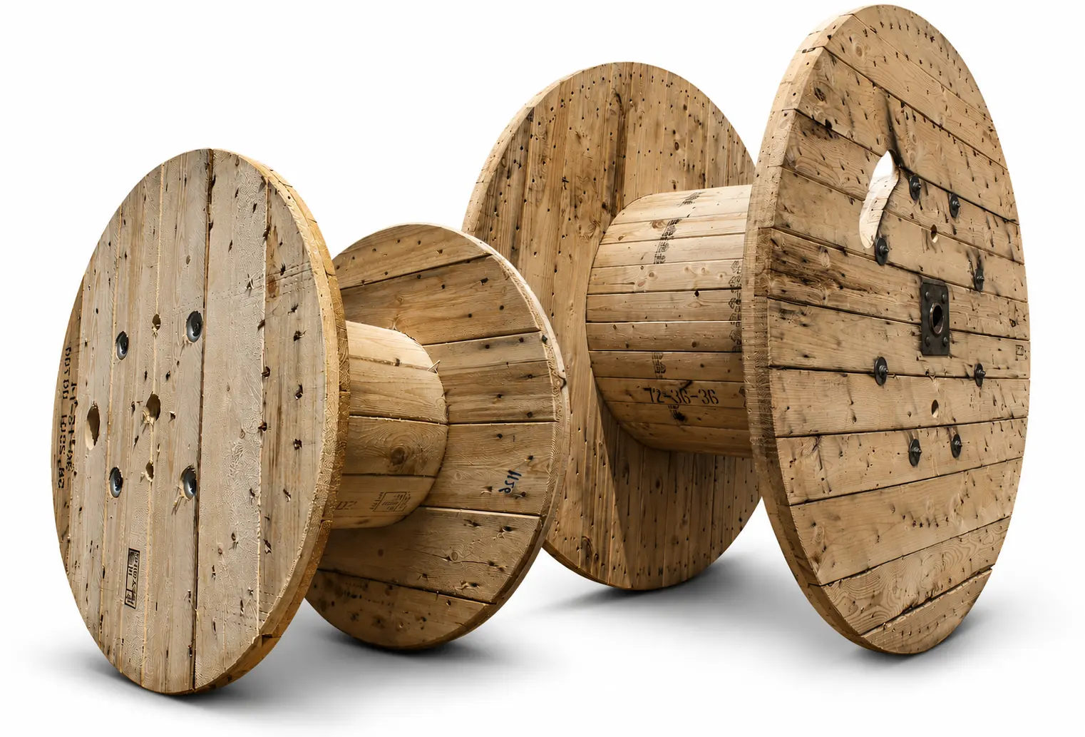 Recycled Reel Program Recycled wood reel